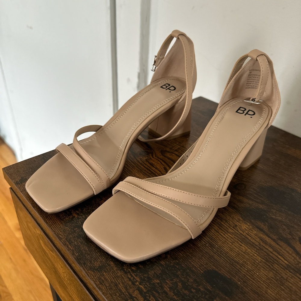 BP Tan Block Heels